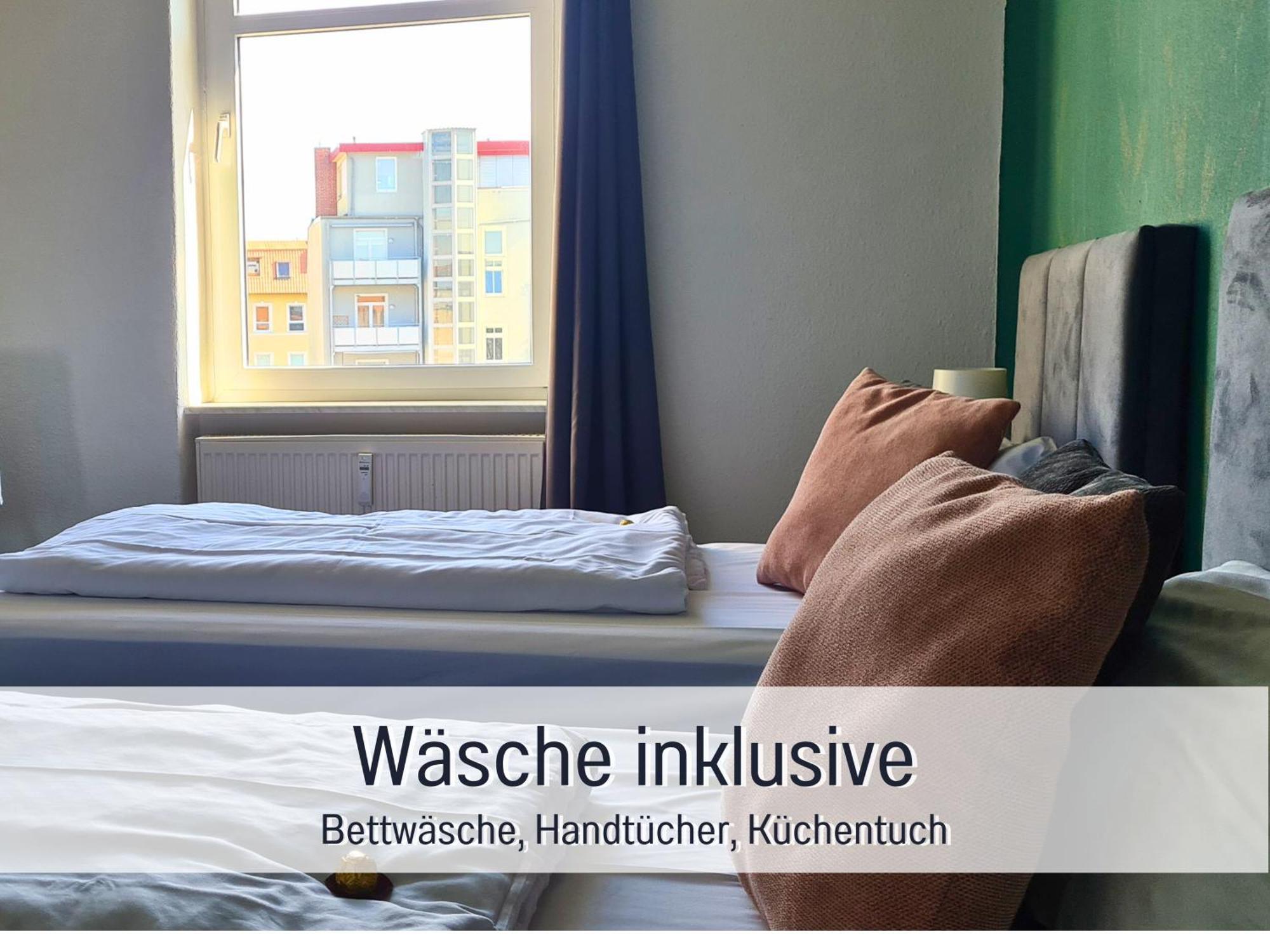 Lichtdurchflutete Moderne Stadtwohnung, Kueche, Waschtrockner, Smarttv ブランデンブルク エクステリア 写真